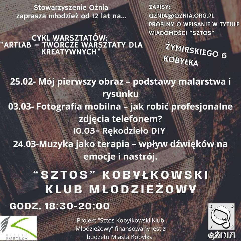 Na plakacie widzimy informacje dotyczące wydarzeń