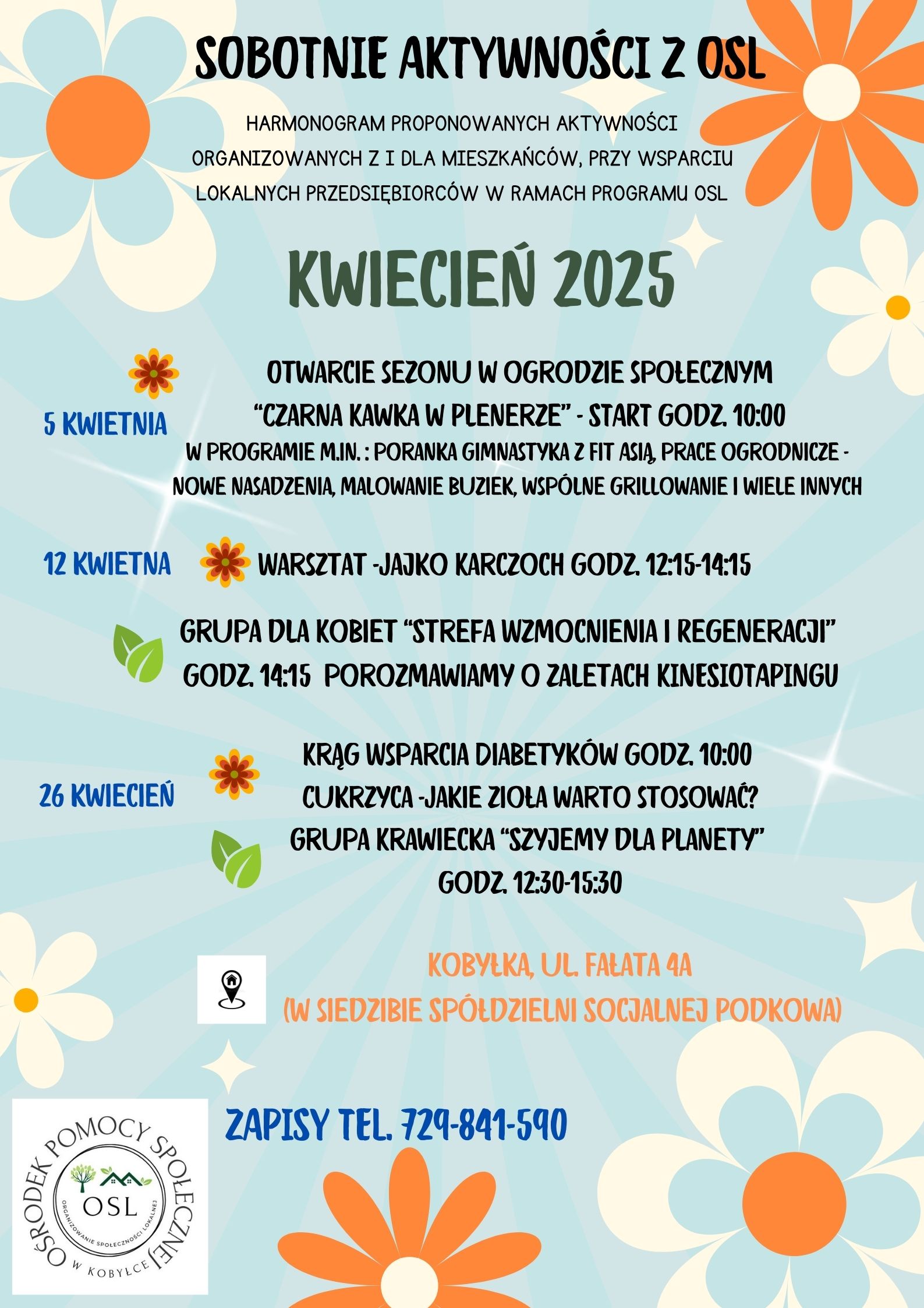 Na plakacie widzimy informacje dotyczące wydarzenia