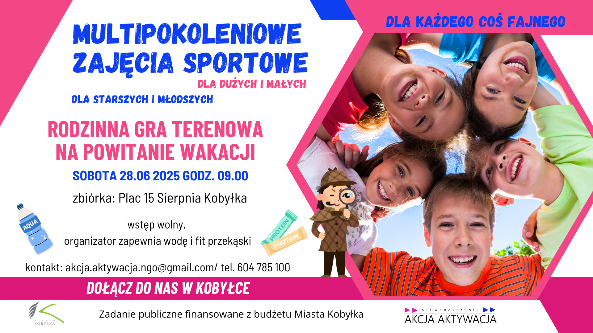 Na plakacie widzimy informacje dotyczące wydarzenia