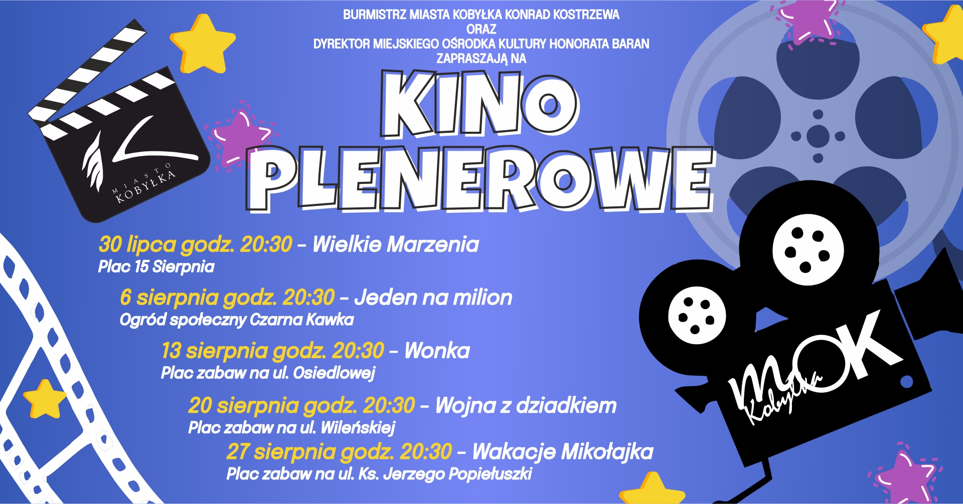 Na plakacie widzimy informacje dotyczące wydarzenia