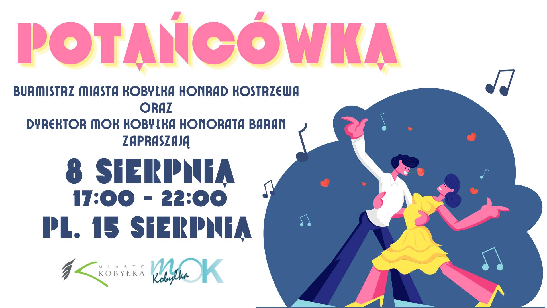 tańcząca para - ilustracja