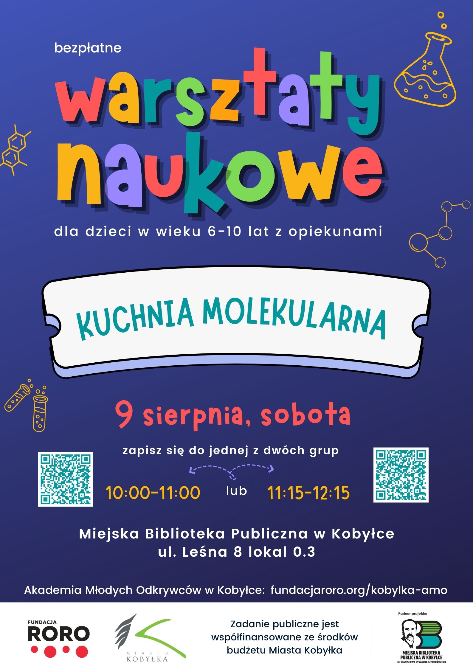 Na plakacie widzimy informacje dotyczące wydarzenia