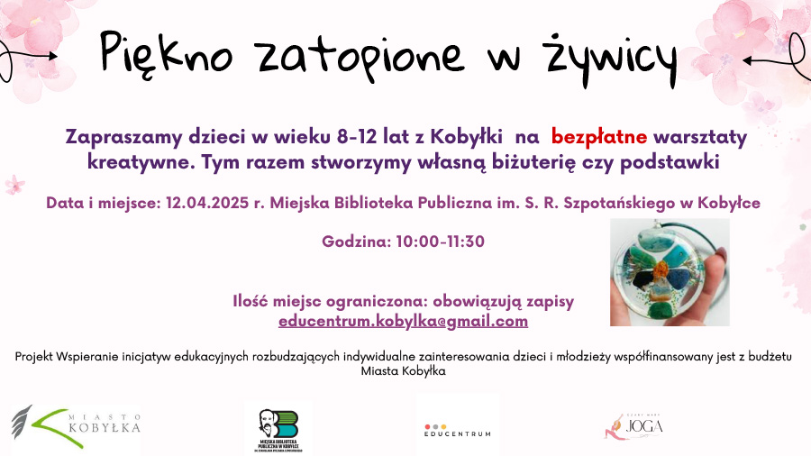 Na plakacie widzimy informacje dotyczące wydarzenia