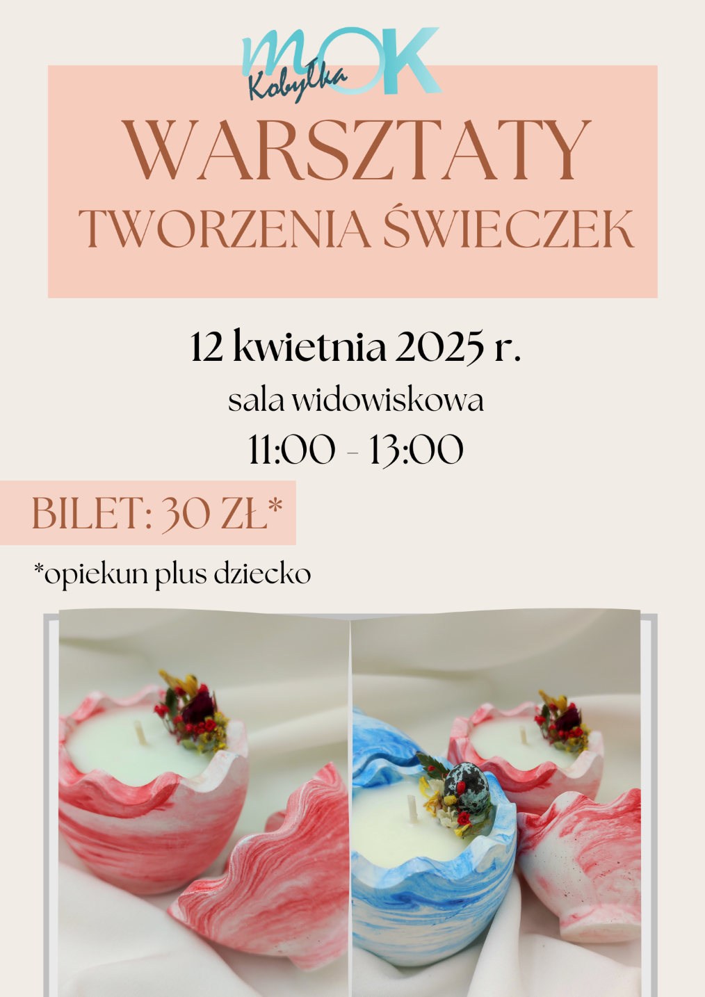 Na plakacie widzimy informacje dotyczące wydarzenia